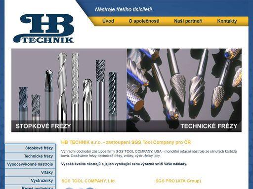 hb technik s.r.o. - zastoupení firmy sgs tool company pro českou i slovenskou republiku.