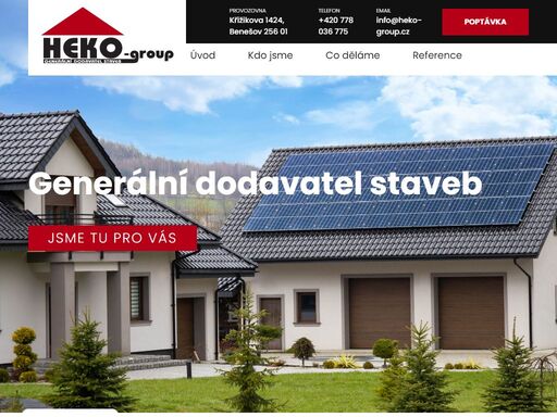 stavební firma heko group – stavba domu na klíč, rekonstrukce, zateplení fasád. nabízíme kvalitní služby s dlouholetými zkušenostmi a osobním přístupem.