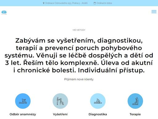 fyzioterapeut pro oblast praha 5 a okolí bc. ivana farkašová.
