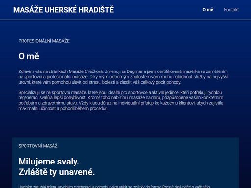 masáže v uherském hradišti