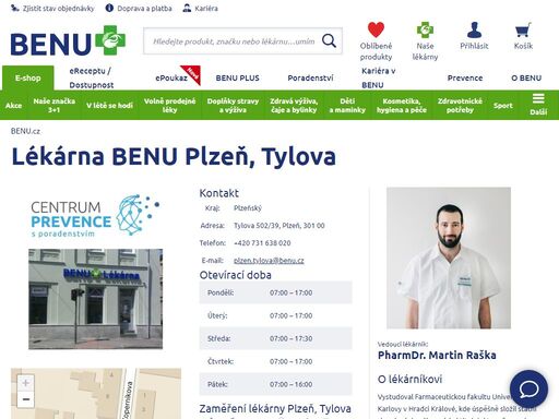 ?lékárna s bezbariérovým přístupem a parkováním. přijímáme recepty na individuálně připravované léčivé přípravky. nezapomínáme na odborné poradenství.?