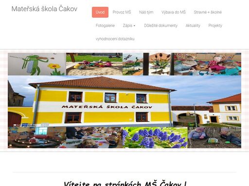 webové stránky mš čakov