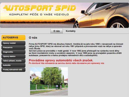opravy osobních automobilů všech typů a značek. diagnostika. servis klimatizací. příprava vozu a zprostředkování stk. tažná zařízení. oprava a výměna autoskel. 