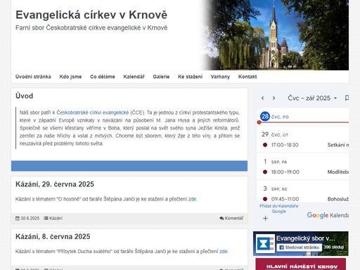 farní sbor českobratrské církve evangelické v krnově
