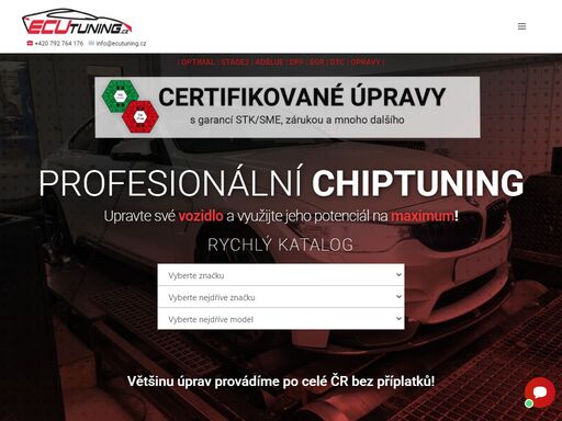 provádíme profesionální úpravy softwaru vozidel všech značek. u našich úprav je samozřejmostí garance stk/sme, záruka a certifikát.
