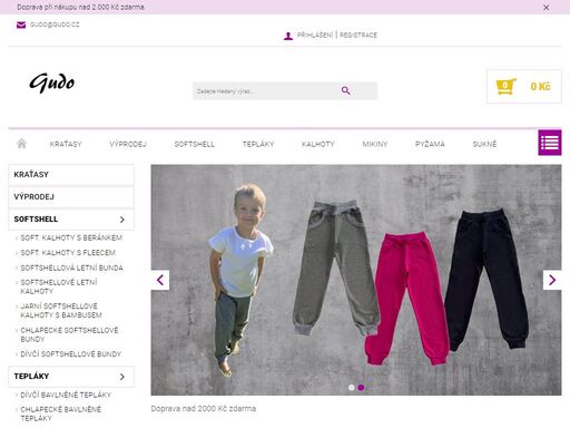 vítejte v našem internetovém obchodě gudo. firma gudo s.r.o. je česká rodinná firma se zabývá výrobou a prodejem kvalitního, českého, nového oblečení pro děti. mezi jejich hlavní produkty patří oblečení pro miminka, body pro děti, dupačky, overaly, tepláčky a kalhoty pro kojence i větší děti, čepice, rukavičky, šátky,…