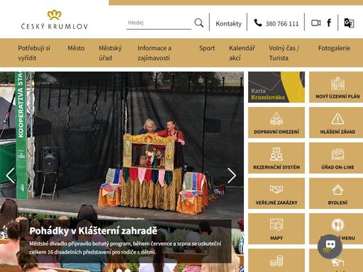 oficiální informace z města český krumlov.