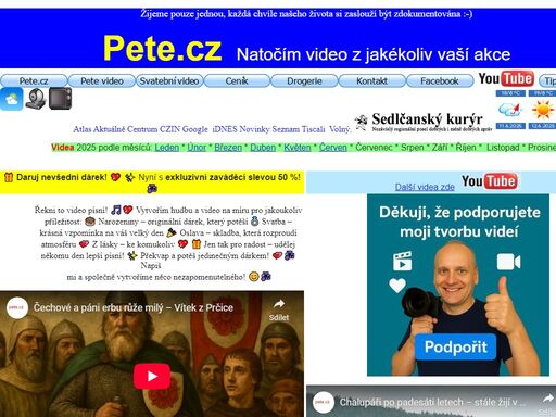 petevideo - amatérské foto a video.