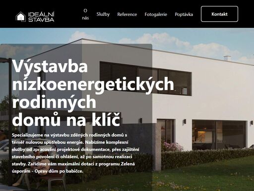 ideální stavba s.r.o. – specialisté na výstavbu rodinných domů na klíč, hrubé stavby, stavební základy a rekonstrukce. působíme v jihomoravském, olomouckém a zlínském kraji. spolehlivost a kvalita je pro nás samozřejmostí. kontaktujte nás a domluvte si nezávaznou konzultaci!