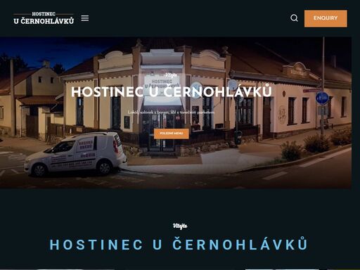 hostinec u černohlávků - naše pohostinství vám nabízí tradiční česká jídla domácí kvality v době oběda s možností pravidelného rozvozu.