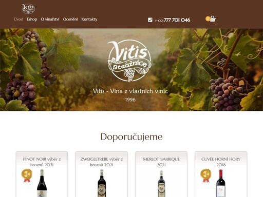 vitis - vino přímo od vinaře ze strážnice e-shop který se specializuje a víno rodinného vinařství vitis s.r.o.