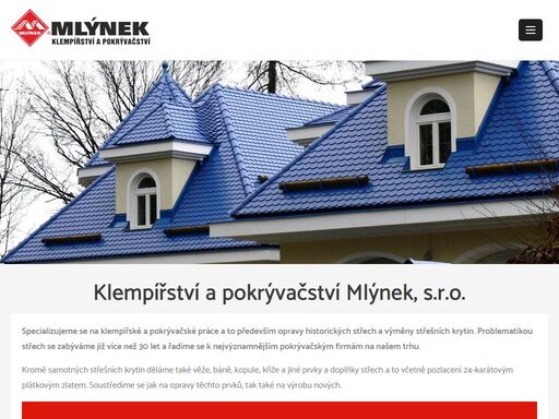 specializujeme se na klempířské a pokrývačské práce a to především opravy historických střech a výměny střešních krytin.