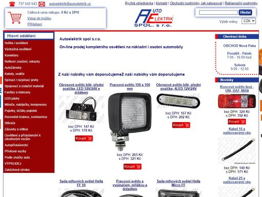 vítejte v eshopu společnosti autoelektrik spol.s r.o. !