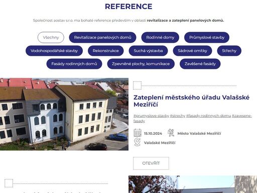 aostav s.r.o. se specializuje na revitalizaci panelových domů