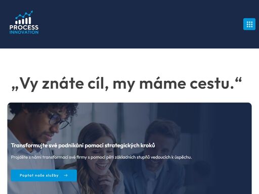 transformujte své podnikání pomocí strategických kroků. projděte s námi transformací své firmy s pomocí pěti základních stupňů vedoucích k úspěchu.