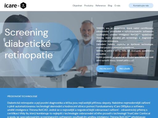 tandril | screening očního pozadí