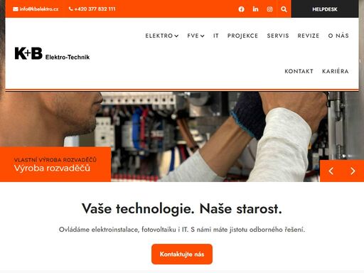 komplexní elektroinstalace a fve systémy pro firmy i domácnosti. silnoproud, výroba rozvaděčů, projekce a revize – vše pod jednou střechou.