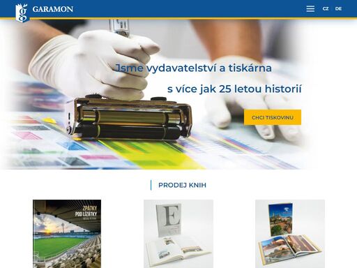 garamon - digitální a ofsetová tiskárna v hradci králové.