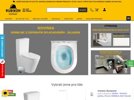 koupelnové studio - obklady, dlažby, baterie, sanita