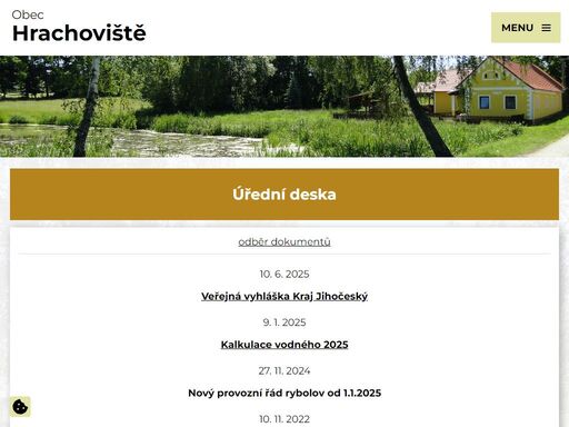 jihočeská vesnička hrachoviště leží v chráněné krajinné oblasti třeboňsko (jižně od třeboně) v nadmořské výšce 458 m. počet obyvatel se pohybuje okolo 80 a jejich průměrný věk mírně převyšuje 40.