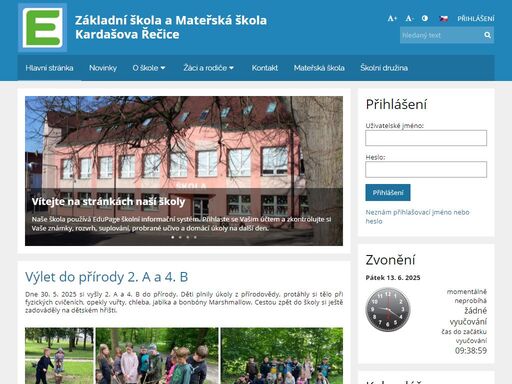 základní škola a mateřská škola kardašova řečice