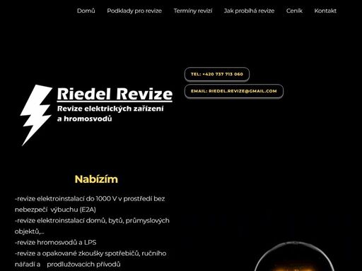 nabízíme revize elektroinstalací, hromosvodů, lpsrevize a opakované zkoušky elektrických spotřebičů, ručního nářadív oblasti královéhradecký a liberecký kraj , jičín a okolílukáš riedel, 3.května 803 nová paka, 509 01