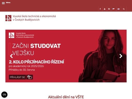 jsme veřejná vysoká škola se sídlem v českých budějovicích. od ostatních českých vš se odlišujeme svým výrazným zaměřením na praxi.