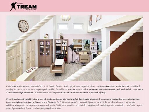 studio x-tream, to je profesionální kadeřnictví, nehtové studio, vizážistika, líčení a pořádání módních přehlídek v českých budějovicích.
