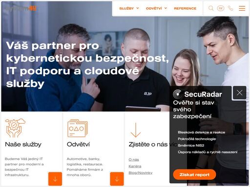 jsme váš partner pro kybernetickou bezpečnost, ias, mdr, správu zařízení mdm/uem, devops a cloudové služby. vaše it bude v bezpečí 24/7/365.