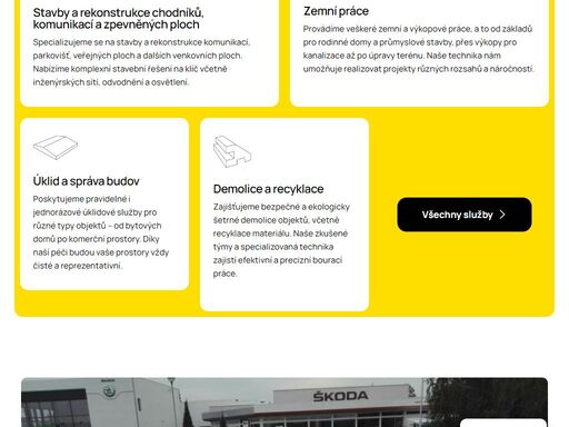 nabízíme zemní, výkopové práce a demolice. dále zajišťujeme kontejnerovou přepravu a autodopravu. disponujeme vlastním vozový parkem - minibagry, nákladní auta man a iveco, dodávka transit
