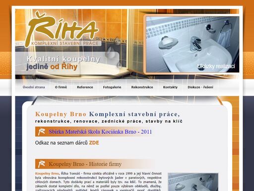 koupelny brno, komplexní stavební práce, bytová jádra, brno, rekonstrukce, stavby, stavby na klíč, renovace, okna, rodinné domy, bytové domy,