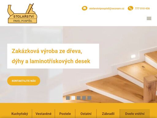 zabýváme se zakázkovou truhlářskou a stolařskou výrobou. předmětem naší činnosti jsou veškeré zakázkové práce ze dřeva i z laminotřískových desek.