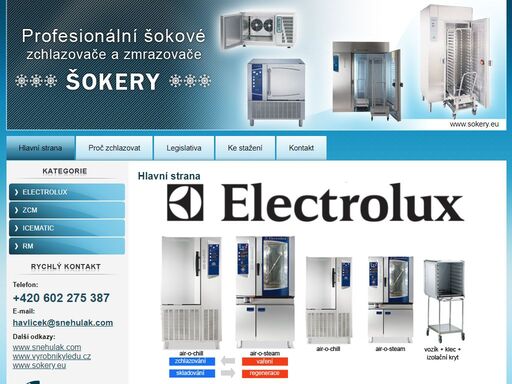 oficiální stránky tomáše havlíčka - chladící a mrazící technika. sokery.eu. hlavní strana. webové stránky sokery.eu.