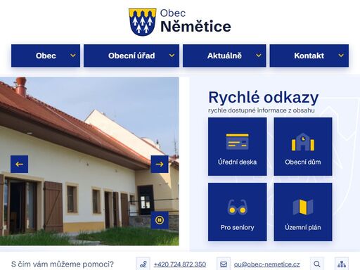 oficiální stránky obce němětice