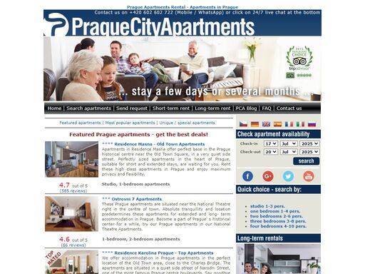 planning a vacation or a business trip? choose from 80 apartments, studios to 3-beds, with 24/7 reception and hotel-like service. see for yourselves! 