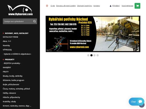 eshop s rybářskými potřebami. rybareni.com, bejsfish