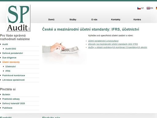 pro vaše správná rozhodnutí - audity účetní závěrek, komplexní účetní a daňové poradenství, od auditora a daňového poradce