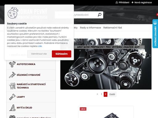 aretace, zkušební přístroje, speciální přípravky, zvedáky, vzduchotechnika, olejové hospodářství, ruční nářadí , stahováky, diagnostika vybavení autoservisů a dílen