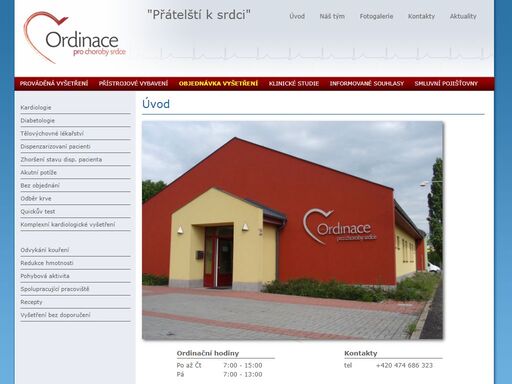 ordinace pro choroby srdce s.r.o., chomutov, mudr. jan malecha, mudr. libor staněk,