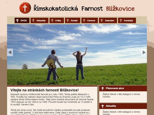 oficiální stránky římskokatolické farnosti blížkovice
