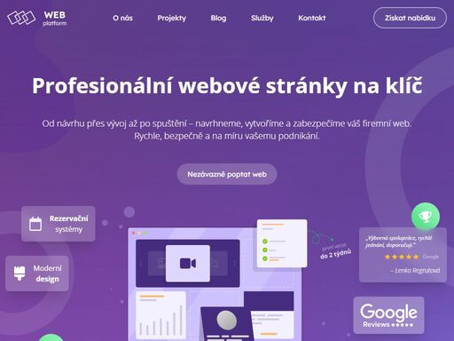 navrhujeme a tvoříme moderní webové stránky, které přivádějí zákazníky. web na míru včetně designu, obsahu, seo a technické správy.