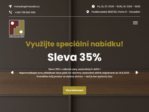 zabýváme se výrobou a montáží nábytku dle individuálních přání a představ již 20 let. nábytek z kvalitních a prověřených materiálů za férovou cenu.