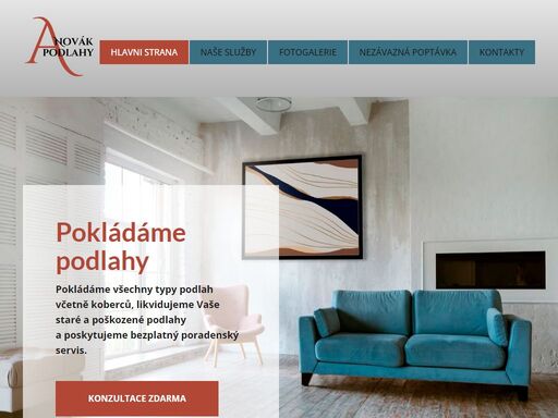 pokládáme všechny typy podlah včetně koberců, likvidujeme vaše staré a poškozené podlahy 
a poskytujeme bezplatný poradenský servis. 