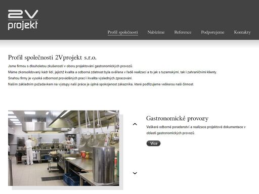 2vprojekt - projektování gastronomických provozů, projektové dokumentace a poradenství