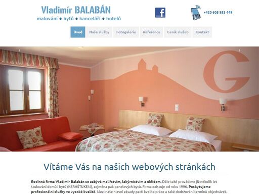 vladimír balabán, malíř pokojů, malířství, lakýrnictví, štukování bytů, kladno