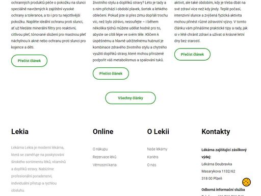 navštivte náš e-shop lékárny pro široký výběr volně prodejných léků, produktů pro matku a dítě, kosmetiky, veterinárních přípravků, čajů a doplňků stravy.