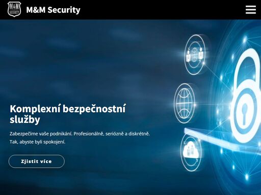 m&m security je stabilní česká bezpečnostní agentura působící na českém trhu déle než 10 let. vše profesionálně, diskrétně a dle vašich požadavků.