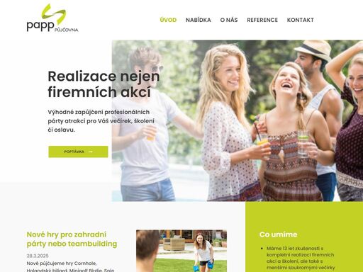 pronájem, půjčení párty atrakcí. party stany, skákací hrady, catering, trenažery, simulátory, fotobox, virtuální realita, zahradní hry.
