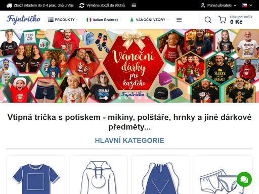 originální trička s potiskama. hrnky, polštáře, odznaky, ponožky, spodní prádlo a jiné dárkové předměty na míru pro vás. návrh vlastního trička. trička s potiskem, meme produkty. eshop s produkty darek pro muže, ženy, matky ,dcéry, dárek pro otce, tip na dárek pro tchýni, meme face tričko, šálek, odznak. netradiční dárky, vtipné dárky, meme face produkty, vtipné a originální vzory na tričko, za nejlepší ceny pouze na fajntricko.cz. trička na míru vlastní vzory.