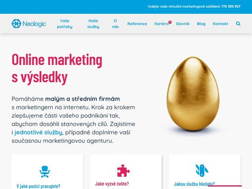 marketingová agentura s reálnými výsledky. staráme se o online marketing malých a středních firem. systematická péče o vaše značky a prodeje.